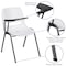 Flash Furniture White Ergonomic Shell Chair with Right Handed Flip-Up Tablet Arm RUT-EO1-WH-RTAB-GG - alternate 10